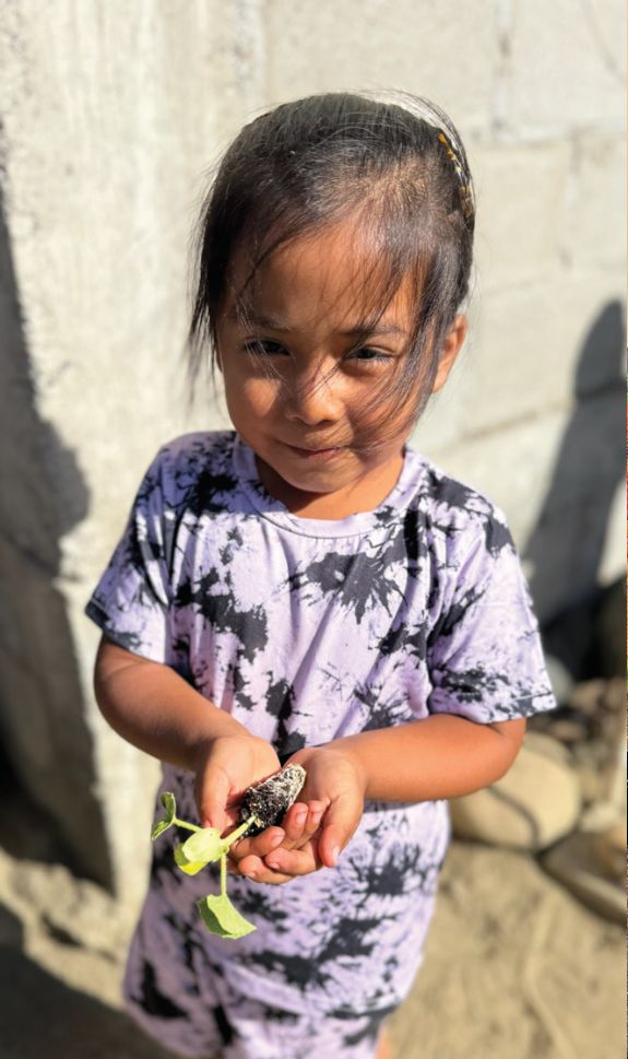A young girl in Baja California