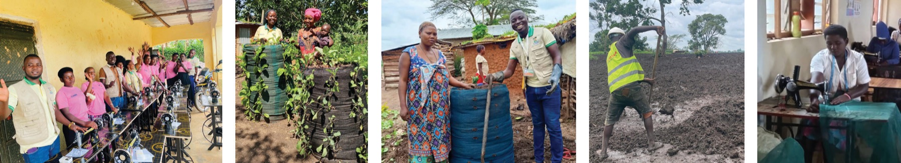 RESDA families in the Kyaka II Refugee Settlement