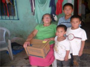 Marcela and grandkids